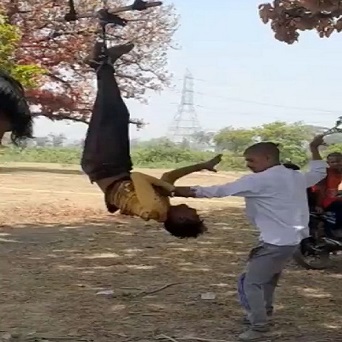 Hung Upside Down and Torture Beaten like a Pinata In India