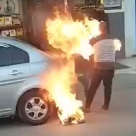 Man Gets a Traffic Violation, Commits Self-Immolation 