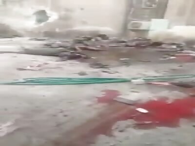 Bloody Aftermath of Airstrike On Syrian Prison Captured By Isis