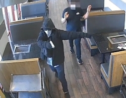 Irvine: Armed Robbery at a Restaurant (Multiple Angles) 