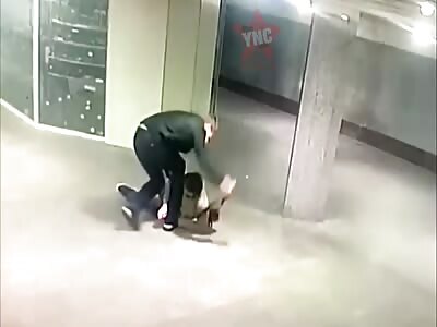 Russian robber in the Moscow subway (+ arrested robber)