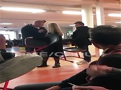 Knockout over a chair 