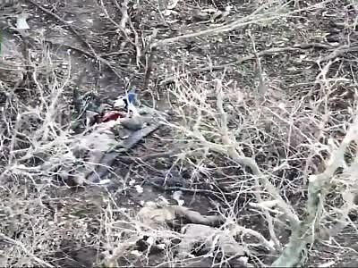 Single RU soldier is left in a foxhole