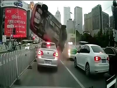 Chinese accident like from an action movie