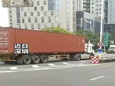 A fatal crash somewhere in China