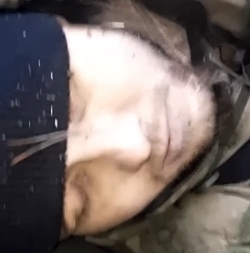 Another dead Russian rat (a grenade under his head)