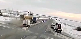 Near Omsk, the driver of a passenger car was killed
