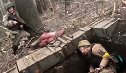 HQ extended version of the video where two UA soldiers were killed 