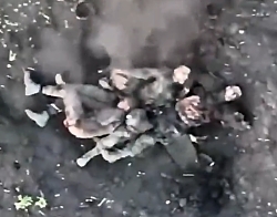 Two Grenade Drop on Cluster of Soldiers