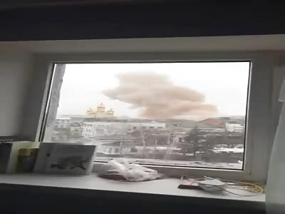 Big Explosion in Kherson