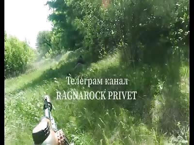 Ukrainian Special Forces Assaulting a Russian Position