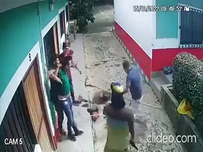 Man cruelly beaten by robbers.