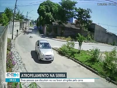 Man dies after being run over in Serra, Brazil.