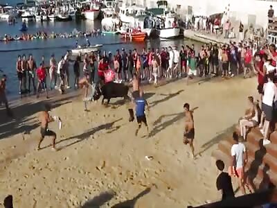 Fun in Spain with Bulls