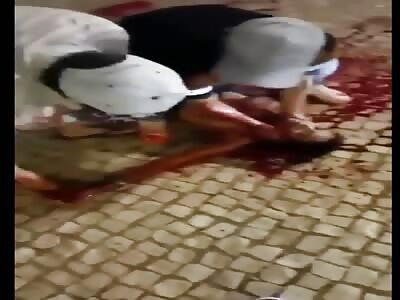  Man Cuts Girlfriend's Neck in Lisbon, Portugal (Action and Aftermath)