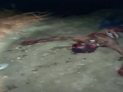  'Comando Vermelho' drug dealer appears in video being dismembered.