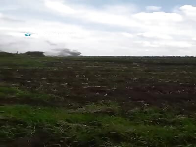 Escape under shelling of Ukrainian soldiers from defeated positions