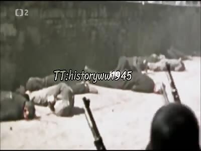 Wehrmacht Soldiers Kill Serbian civilians 1941.