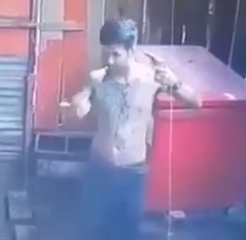 Psychotic Man Shoots Himself In The Head