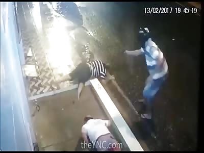 No Mercy: Brutal Double Homicide Caught on CCTV (2 Camera Angles)