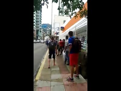 Ridiculous Sucker Punch Ends Fight in the Street 