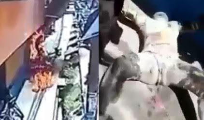 Man sets his wife and other clients on fire in Beauty Salon