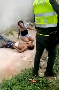 A different Version of the Electric Suicide with Aftermath showing Him Laid to Rest