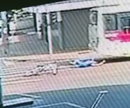 Pregnant woman on a bike is run over by bus - cctv 2 angles