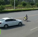 Reckless Female Scooter Rider Gets Run Over
