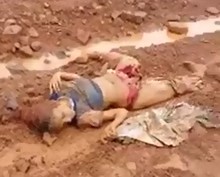 Dead Woman with her Private Parts Ripped Apart.. OUCH!