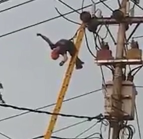 HIGH VOLTAGE: Worker Sizzles, Electrocuted to Death