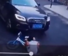 Little Kid Runover Twice by Car.