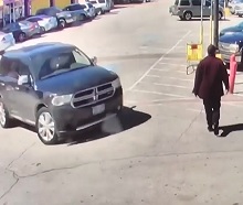 SUV Runs Man Over in Plain Sight