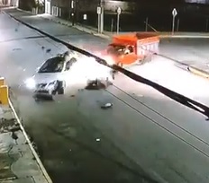 Head on Collision and with Biker