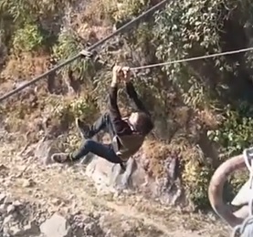 Tik Tok Moron Falls From Bridge Trying to Film Stunt