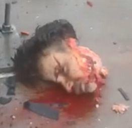 Biker Completely Decapitated With His Head Sitting In the Asfalt
