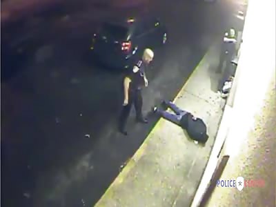 COP ASSAULTS SUSPECT IN HANDCUFFS, GETS ARRESTED AND FIRED