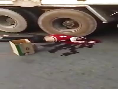 Woman motorcyclist dies head crushed by truck