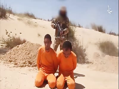 New AK-47 ISIS Execution Two Men Shot In The Head