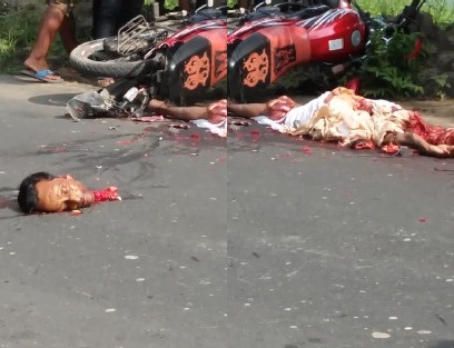 Man Exploded After Being Crushed by Truck Leaves Pieces Everywhere .