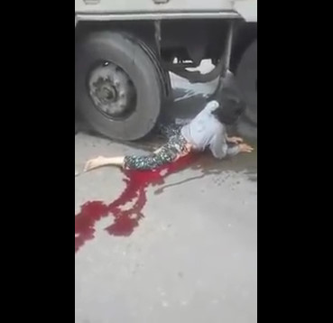 You Can Still Get Up ! Woman Crushed By Truck