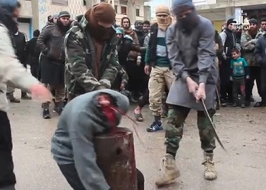 New Shocking ISIS Beheading Execution By Sword Graphic Video