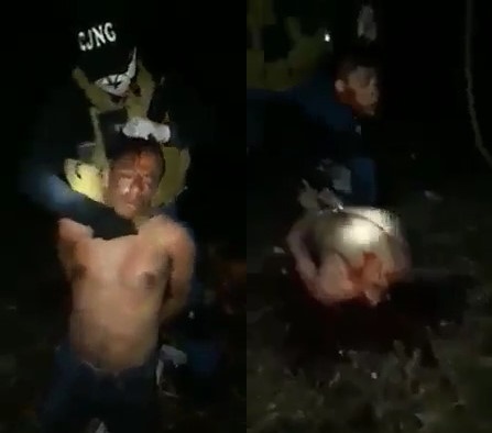 Man Being Slowly Beheaded With a Small Knife (New Execution from Drug Cartel)