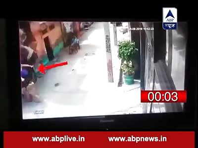 GIRL GETS INJURED AS BALCONY COLLAPSES