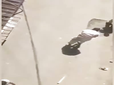 MAN BEATEN BY POLICE