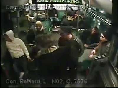 French Man robbed and Beaten by arab Immigrant in bus 