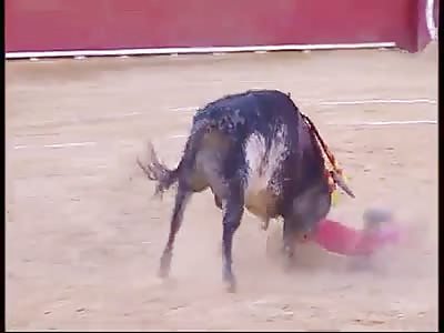 Gored to death on live TV: Shocked viewers watch as top Spanish bullfighter is tossed in the air and then killed by 1,200lb beast