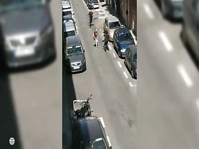Police shoot a guy