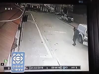  pedestrian hit by truck