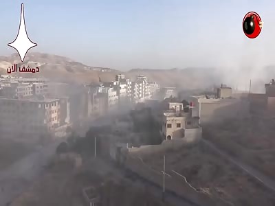 Fierce offensive of the Syrian army on a large scale in rural Ghouta - Damascus 